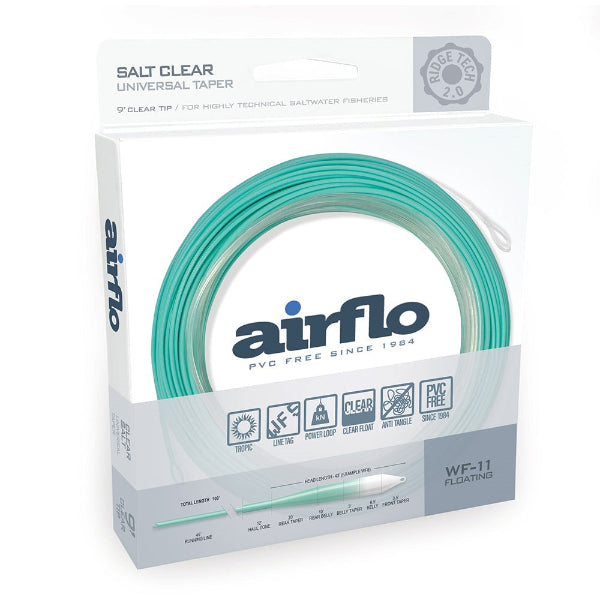 Airflo Superflo Ridge 2.0 Flats Universal Taper - 9' Clear Tip Airflo Superflo Ridge 2.0 Flats Universal Taper - 9' Clear Tip