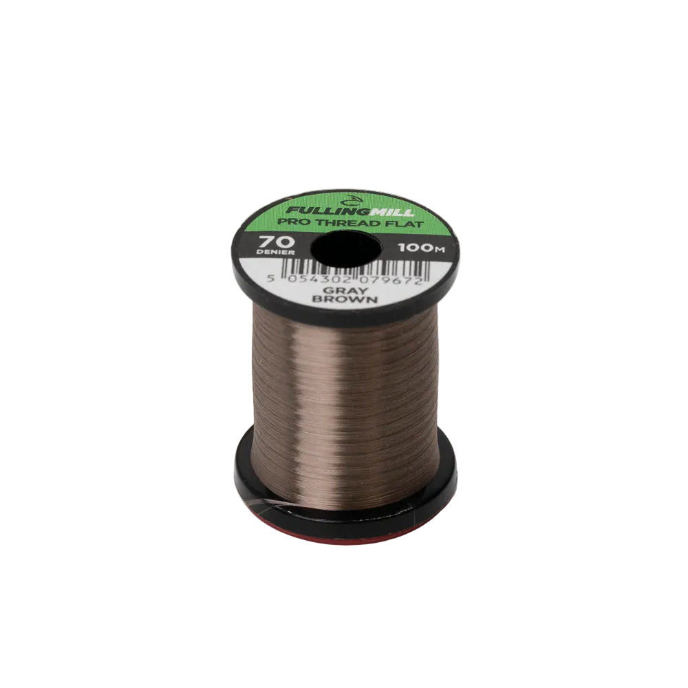 Fulling Mill Pro Thread Flat 70 Denier Gray Brown