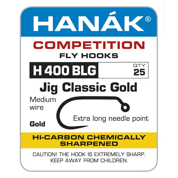 Hanak H 400BLG Classic Jig Hook - Gold by Hanak