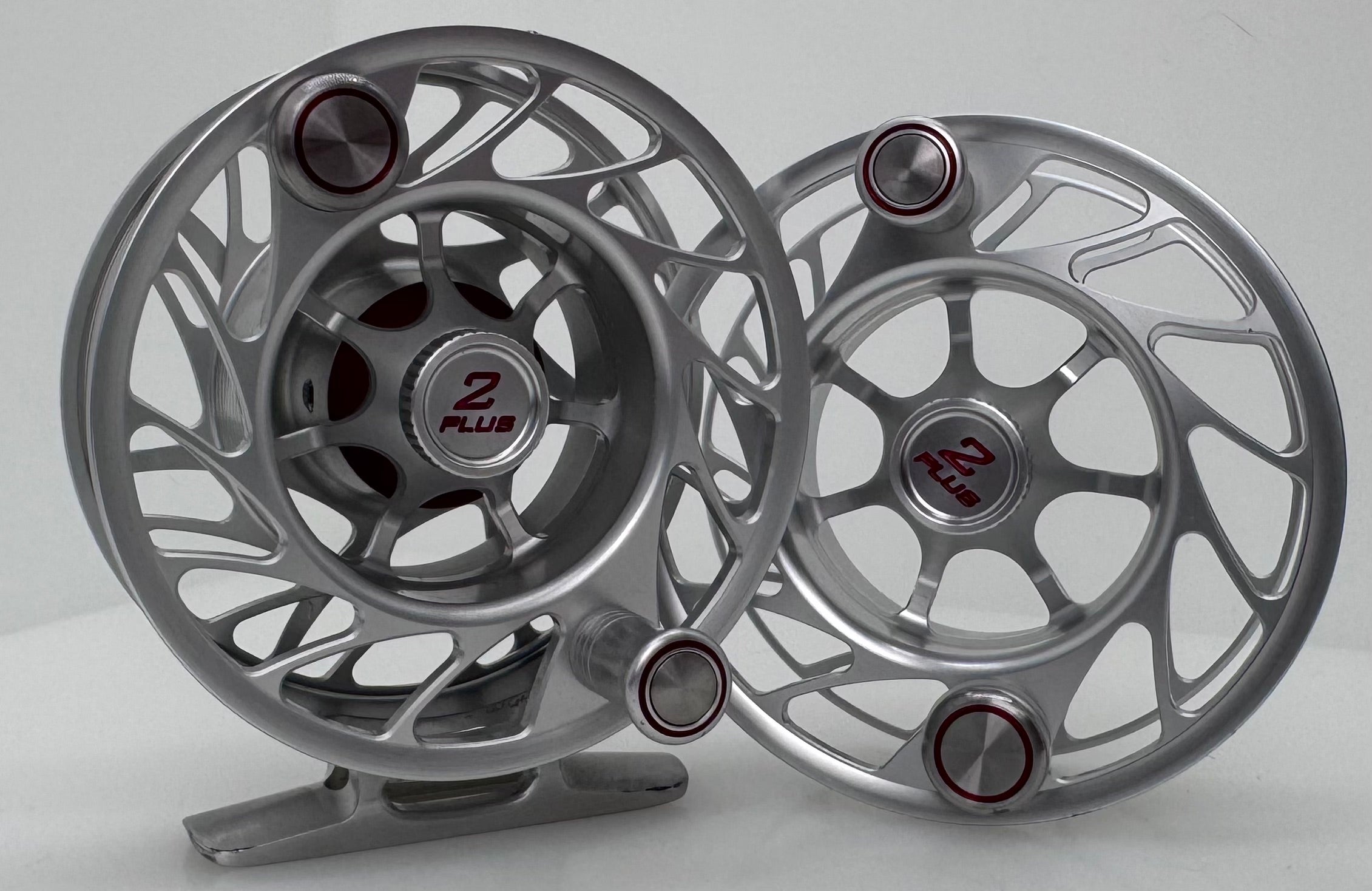 Trade-In Hatch Finatic Fly Reel and Spool Combo Silver/Red - Feather Craft Fly Fishing