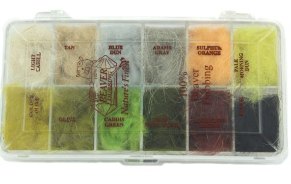 Wapsi 100% Beaver Belly Loaded Dubbing Dispenser - Feather Craft Fly Fishing