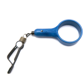 Stonfo Short Spring Ring Hackle Pliers - Feather Craft Fly Fishing