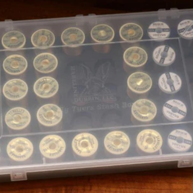 Fly Tyers Spool Stash Box - Feather Craft Fly Fishing