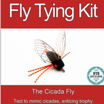 Flymen Cicada Fly Tying Kit - Feather Craft Fly Fishing