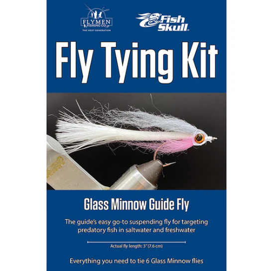 Flymen Glass Minnow Guide Fly Kit - Feather Craft Fly Fishing