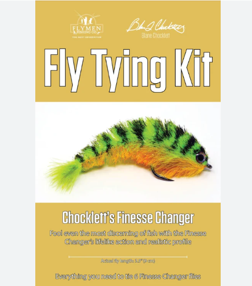 Flymen Minnow Changer Fly Tying Kit 2/0 Feather Craft Fly Fishing