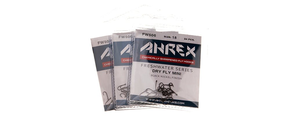 Ahrex - Ahrex FW506 Freshwater Dry Fly Mini Hook - Feather Craft Fly Fishing