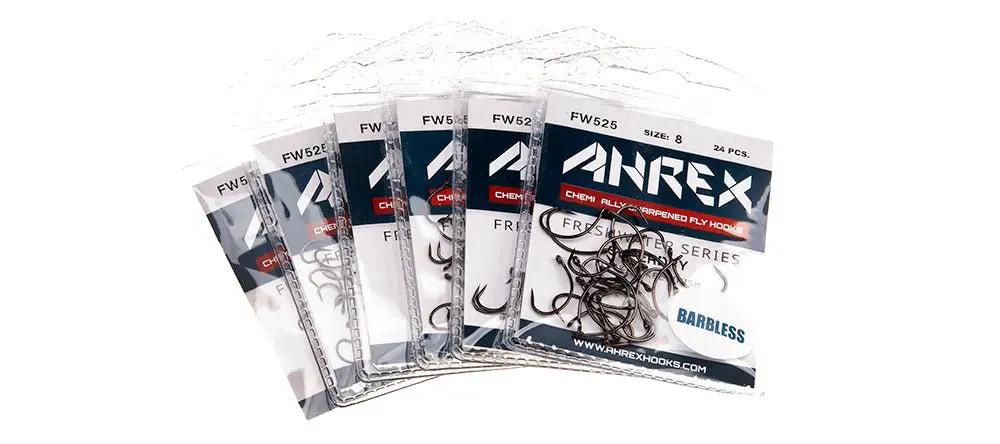 Ahrex FW525 Freshwater Superdry Barbless Hook by Ahrex
