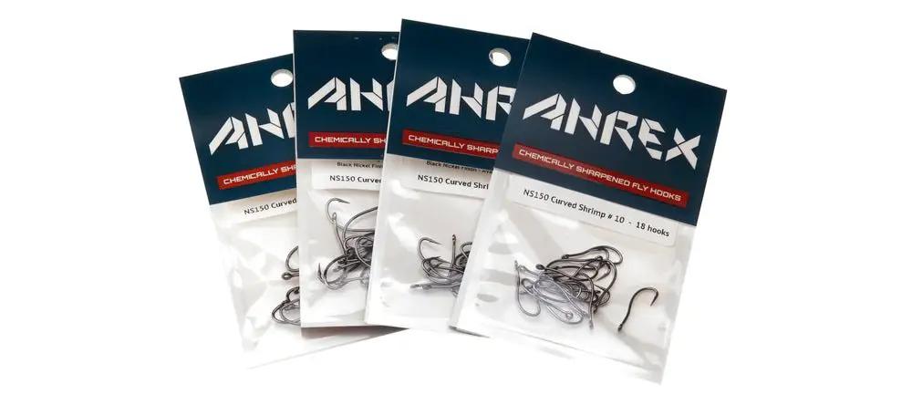 Ahrex NS150 Nordic Salt Curved Shrimp Hook by Ahrex