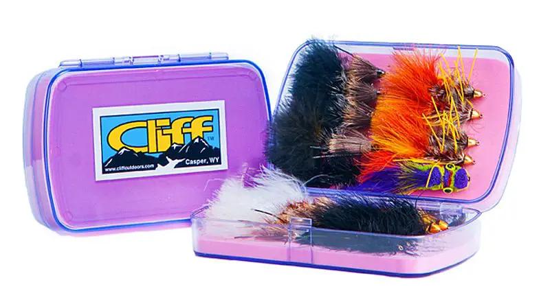 CLIFF Pink Fly Box by Cliff
