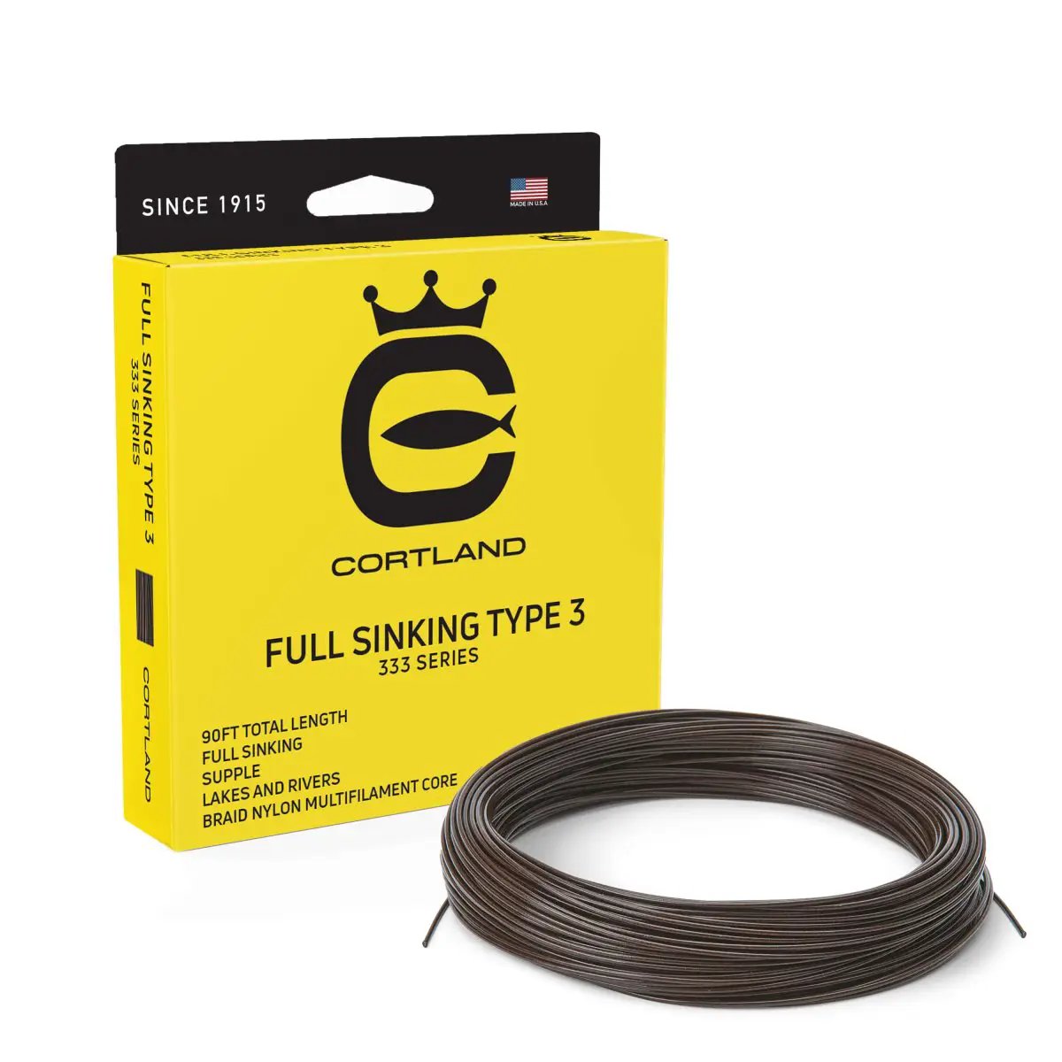 333 Full Sinking Type 3 by Cortland Line Company