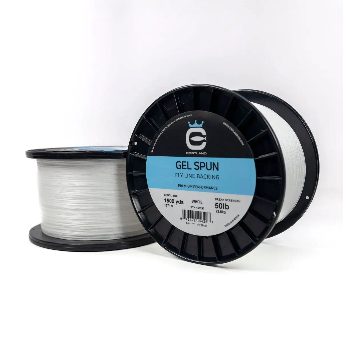 Gel Spun Fly Line Backing - White by Cortland Line Company
