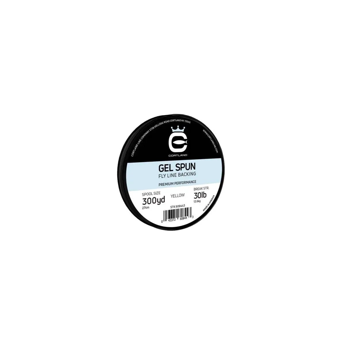 Gel Spun Fly Line Backing - Yellow by Cortland Line Company