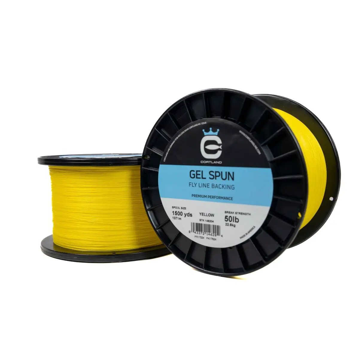 Gel Spun Fly Line Backing - Yellow by Cortland Line Company
