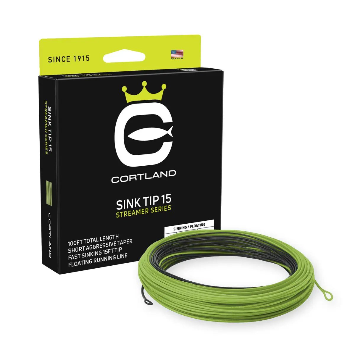 Streamer Sink Tip 15 by Cortland Line Company
