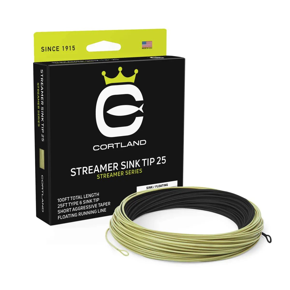 Streamer Sink Tip 25 by Cortland Line Company