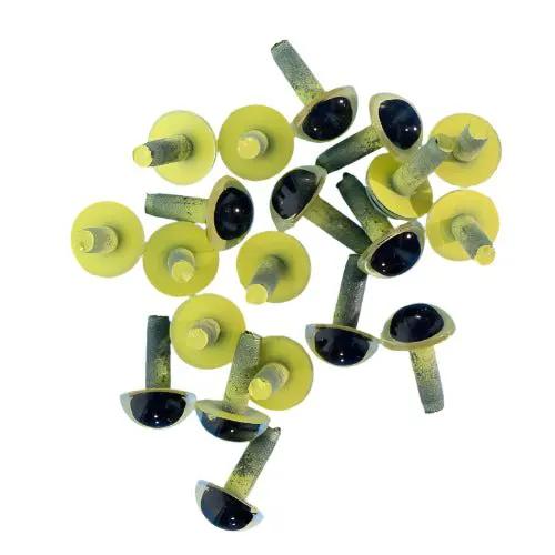 Enrico Puglisi Solid Plastic Eyes With Stem by Enrico Puglisi
