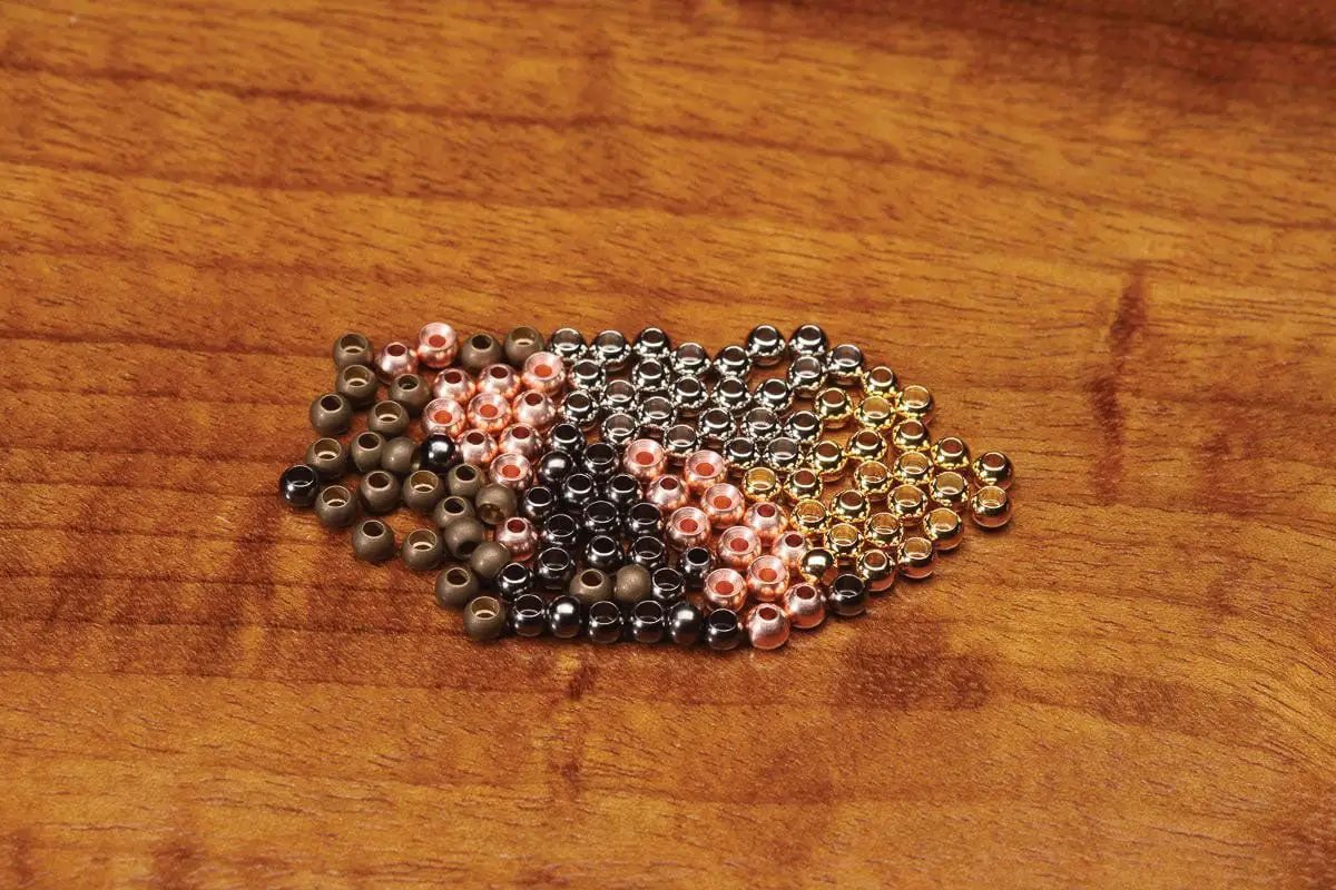 Brass Beads Taper Drilled 100-Pak by Feather Craft