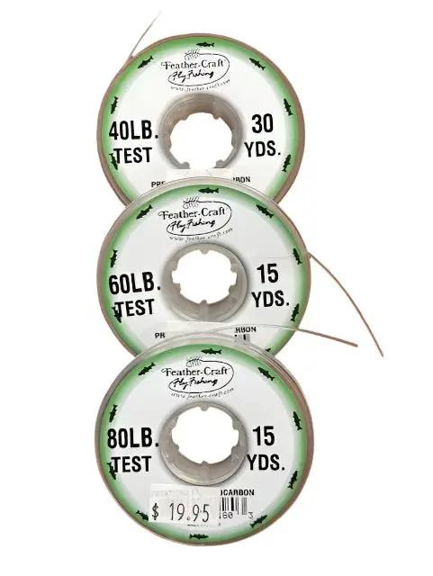 Feather Craft - Feather Craft Premium Fluorocarbon Shock - Tippet Material - Feather Craft Fly Fishing