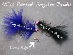 Painted Tungsten Beads 10-Pak by Feather Craft