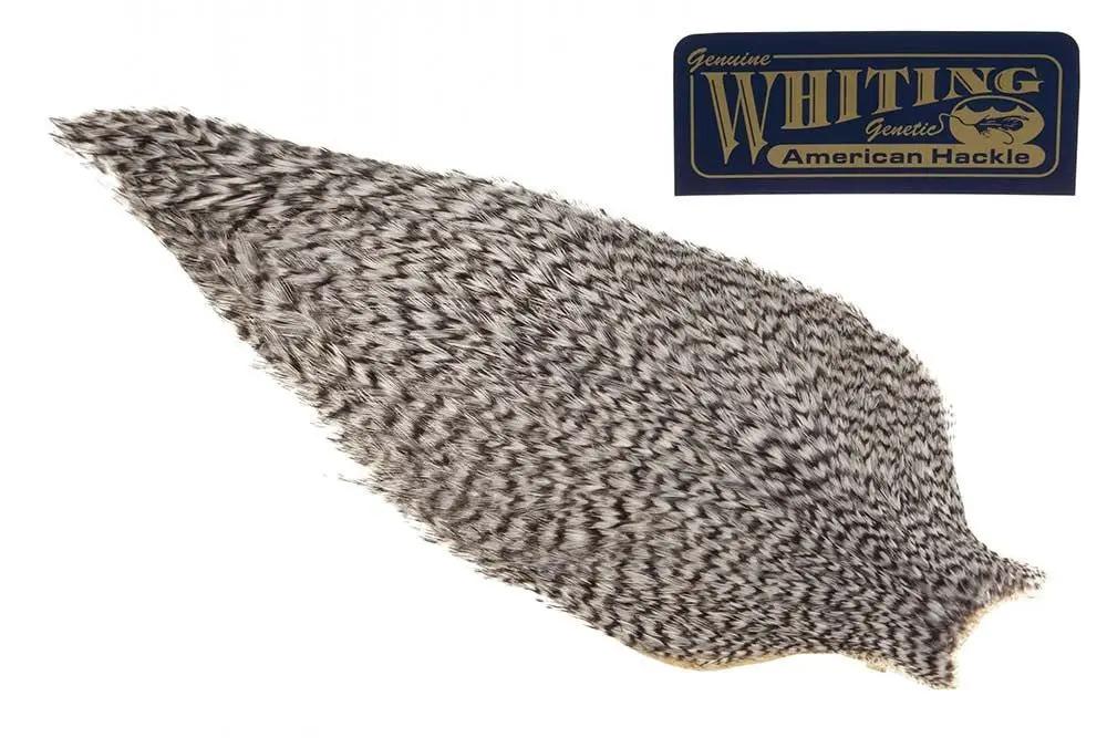 Whiting American Rooster Capes Grizzly by Feather Craft