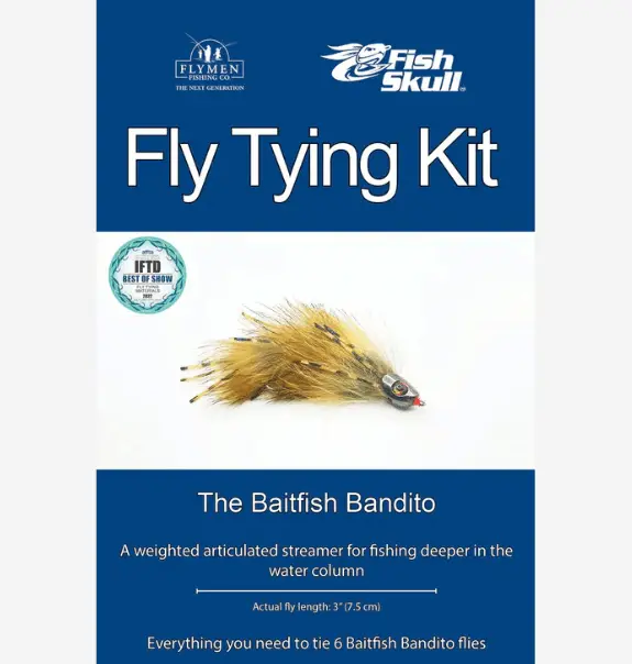 Baitfish Bandito Fly Tying Kit by Flymen Fishing Company