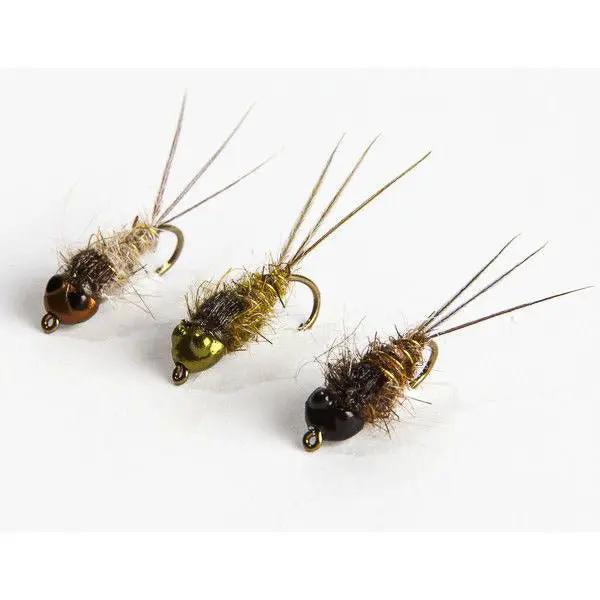 Nymph Head Evolution "Mayfly Clingers & Crawlers" Tungsten Bead Heads by Flymen Fishing Company