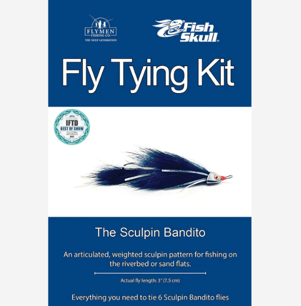 Flymen Fishing Company - Sculpin Bandito Fly Tying Kit - Feather Craft Fly Fishing