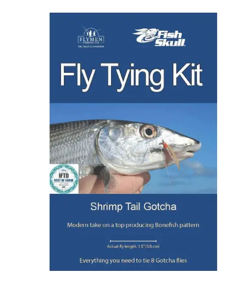 Shrimp Tail Gotcha Fly Tying Kit by Flymen Fishing Company