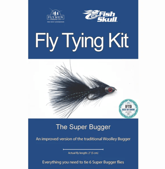 Flymen Fishing Company - Super Bugger Fly Tying Kit - Feather Craft Fly Fishing