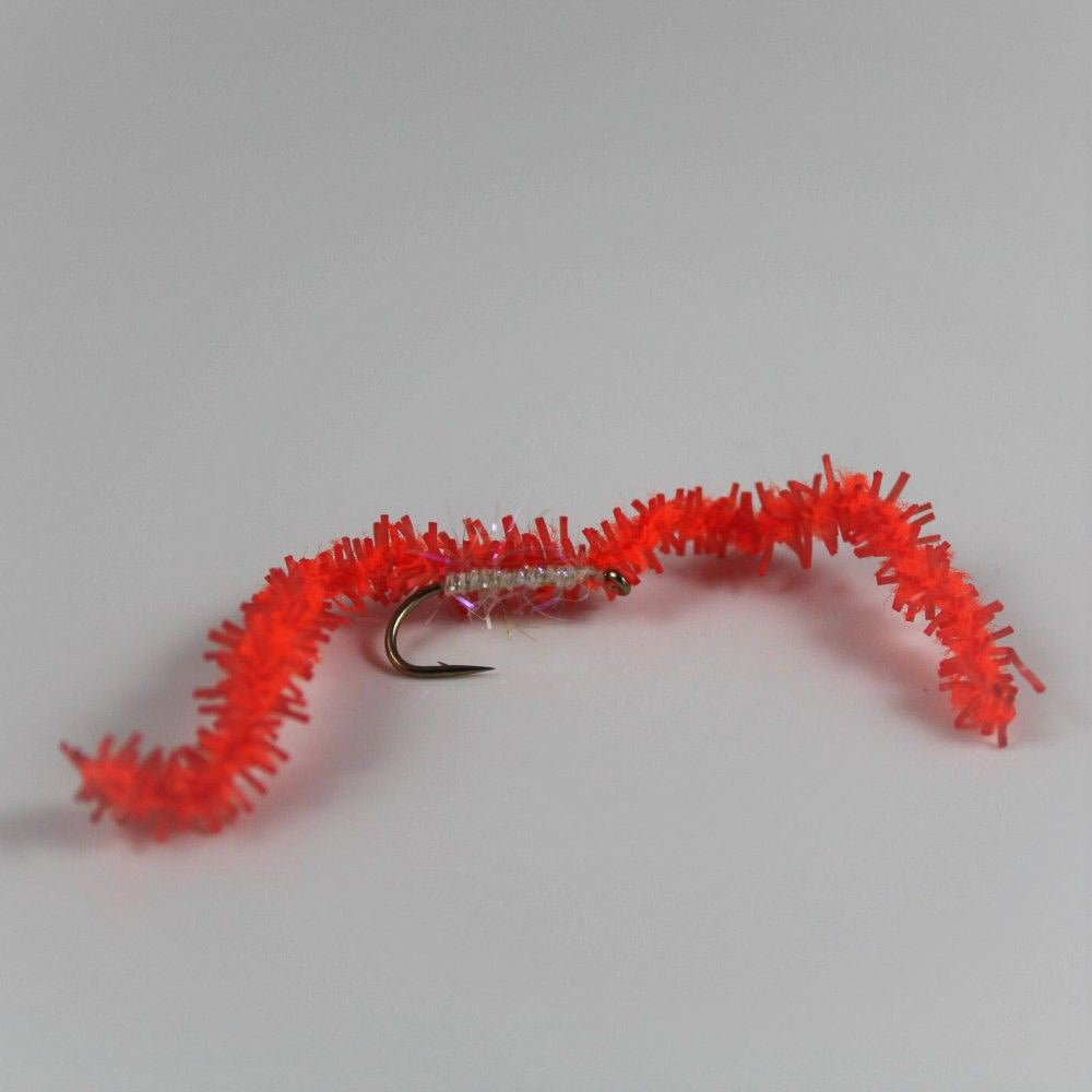 FNF - FNF Jumbo Chewing Gum Worm 5mm Chenille - Feather Craft Fly Fishing