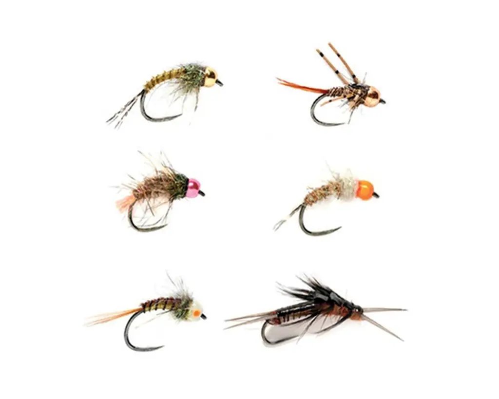 Barbless Nymph Fly Selection by Fulling Mill