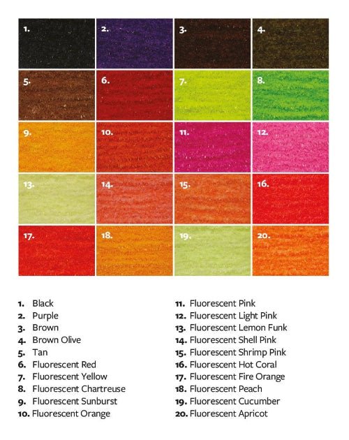 Fulling Mill - Fulling Mill Chewy Worm Chenille - Feather Craft Fly Fishing