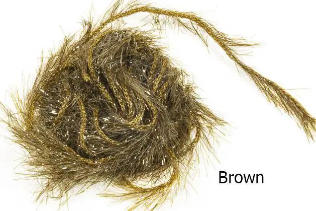 100% Trilobal Krystal Hackle by Hareline Dubbin