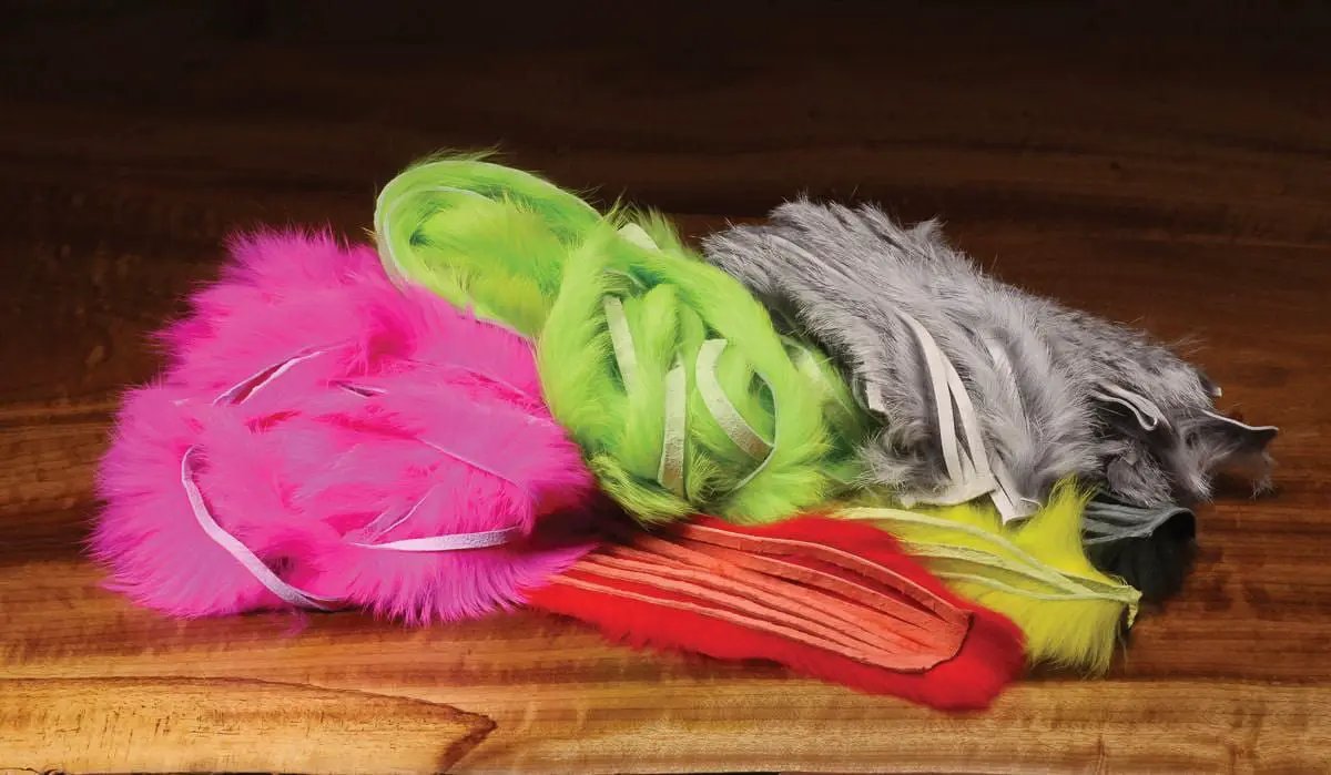 1/8" Cross-Cut Rabbit Strips by Hareline Dubbin