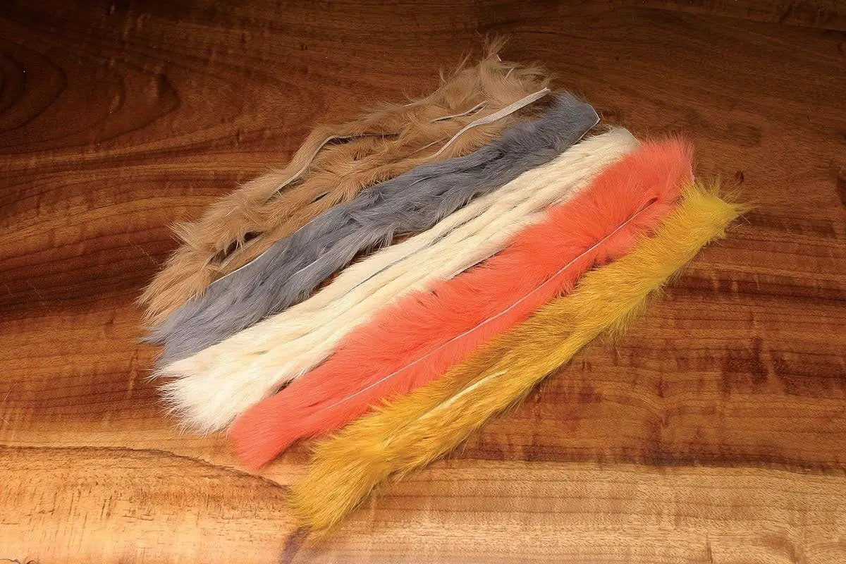 1/8" Rabbit Hide Strips by Hareline Dubbin