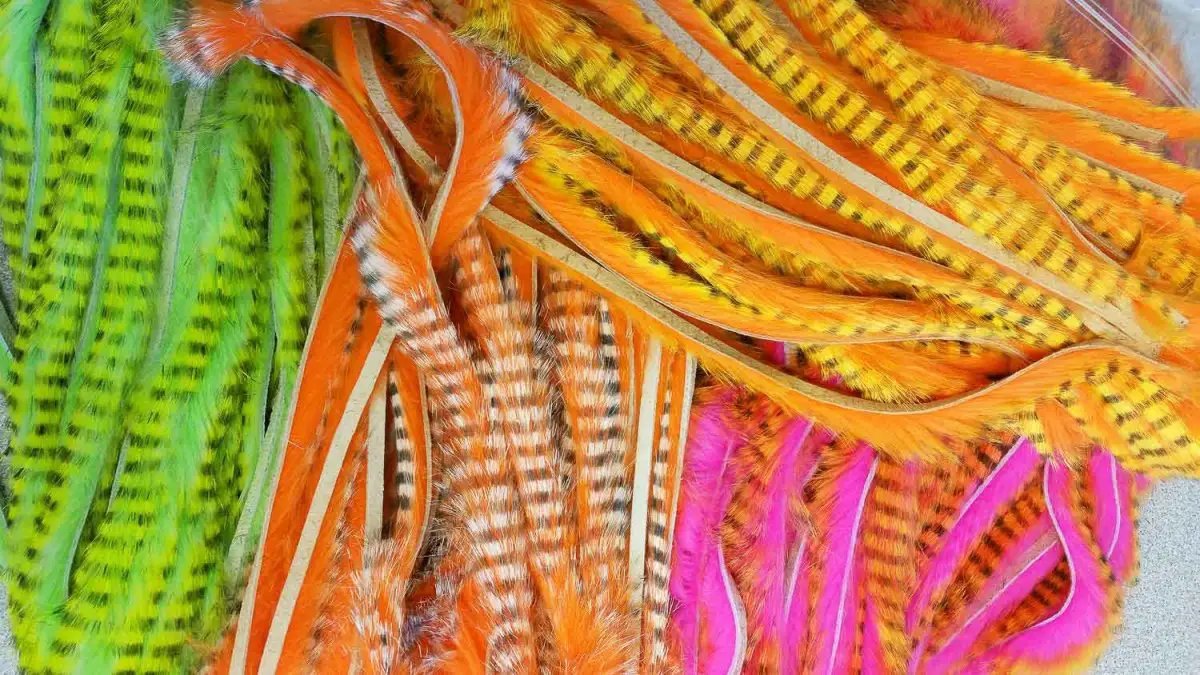 1/8" Tiger Barred Rabbit Strips by Hareline Dubbin