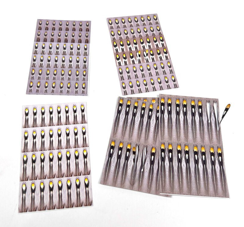 Hareline Dubbin - Artificial Jungle Cock Eyes - Feather Craft Fly Fishing