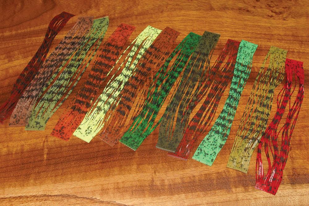 Hareline Dubbin - Barred And Specked Crazy Legs - Feather Craft Fly Fishing