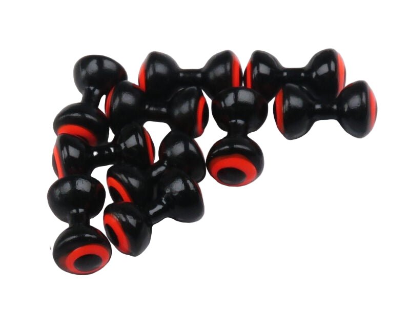 Hareline Dubbin - Double Pupil Lead Eyes - Feather Craft Fly Fishing