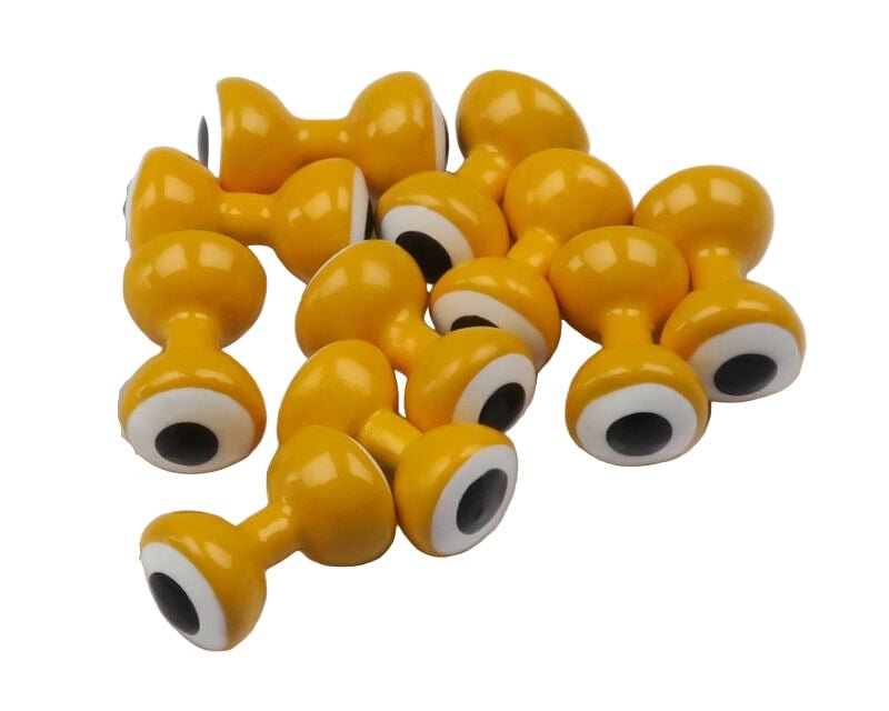 Hareline Dubbin - Double Pupil Lead Eyes - Feather Craft Fly Fishing