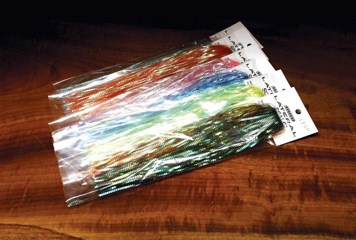 Hareline Dubbin - Dyed Pearl Lateral Scale - Feather Craft Fly Fishing