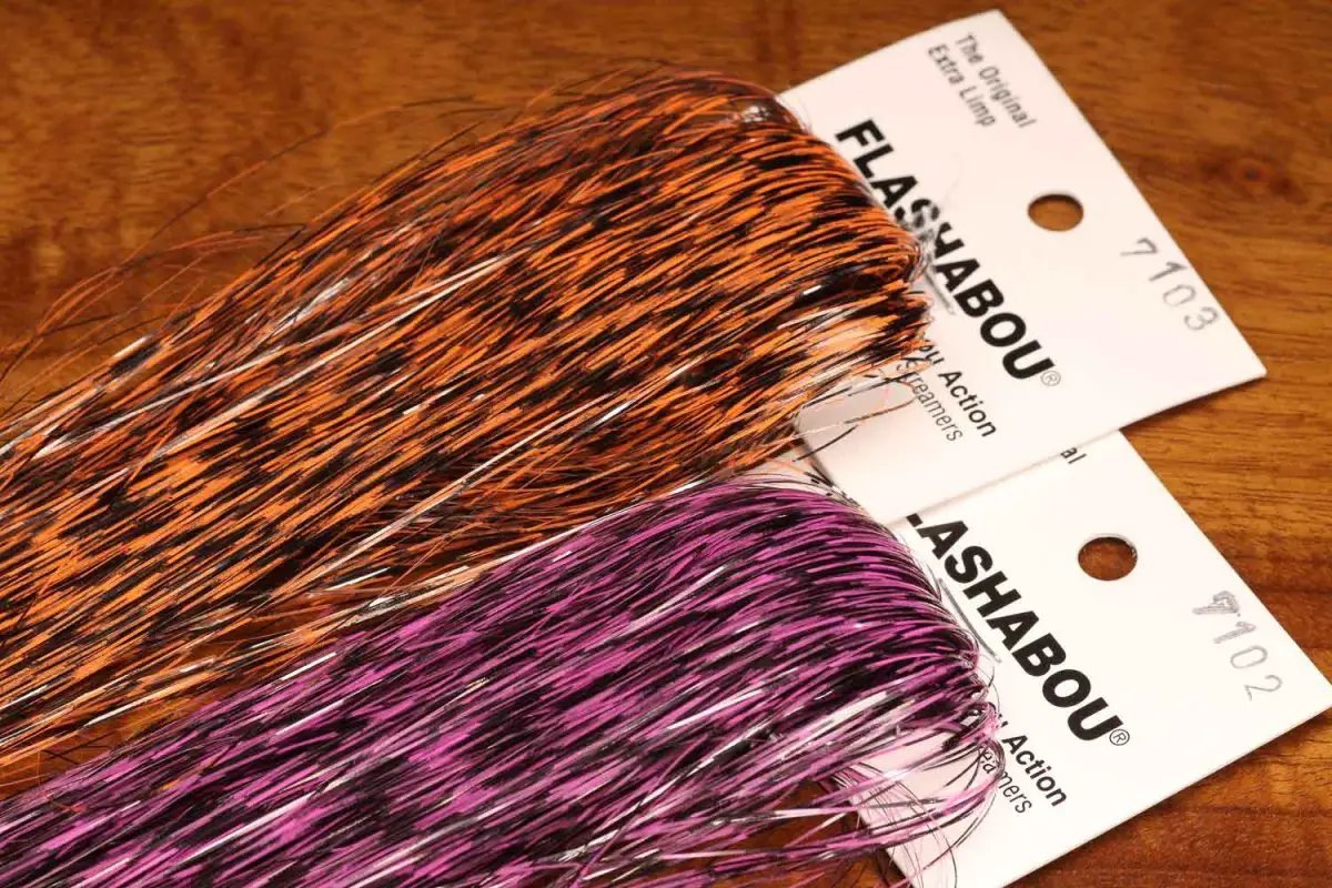 Grizzly-Barred Flashabou by Hareline Dubbin