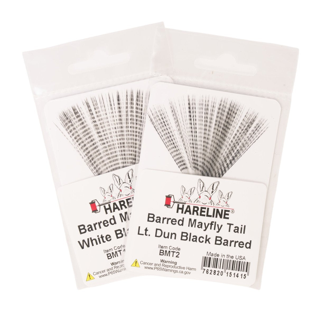 Hareline Dubbin - Hareline Barred Mayfly Tails - Feather Craft Fly Fishing