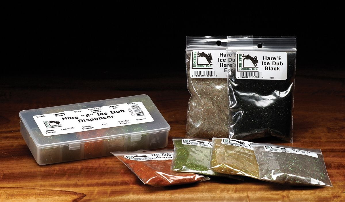 Hareline Dubbin - Hareline Hare E' Ice Dubbing Dispenser - Feather Craft Fly Fishing