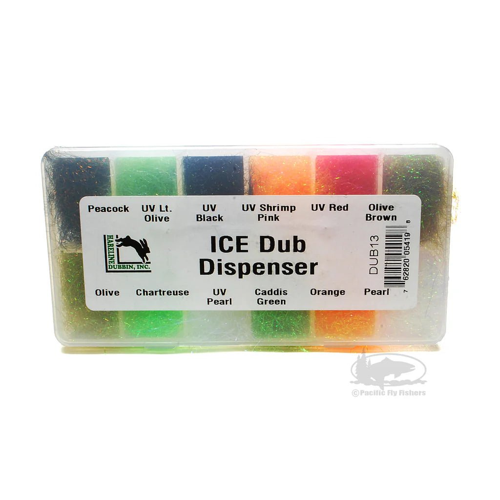 Hareline Dubbin - Hareline Ice Dubbing Loaded Dubbing Dispenser - Feather Craft Fly Fishing