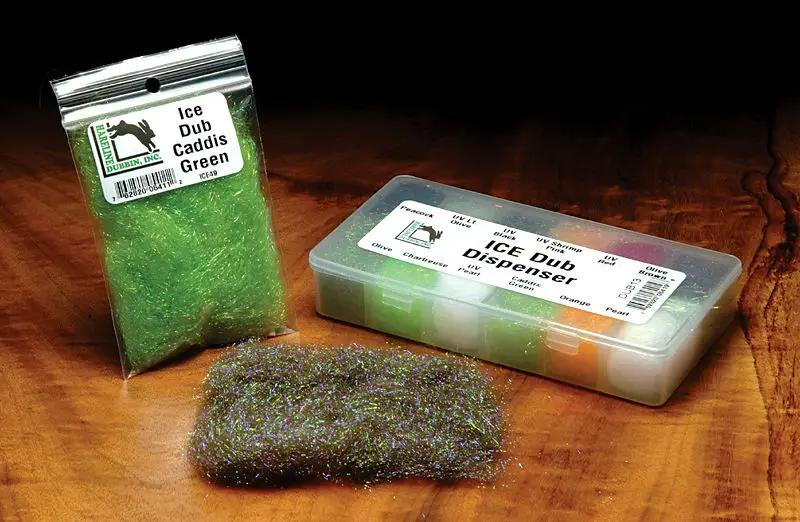 Hareline Trout Ice Dubbing Loaded Dispenser by Hareline Dubbin