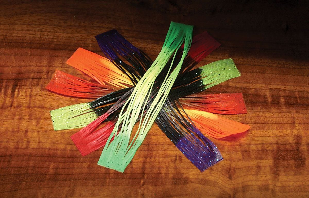 Hareline Dubbin - Hot - Tipped Crazy Legs - Feather Craft Fly Fishing