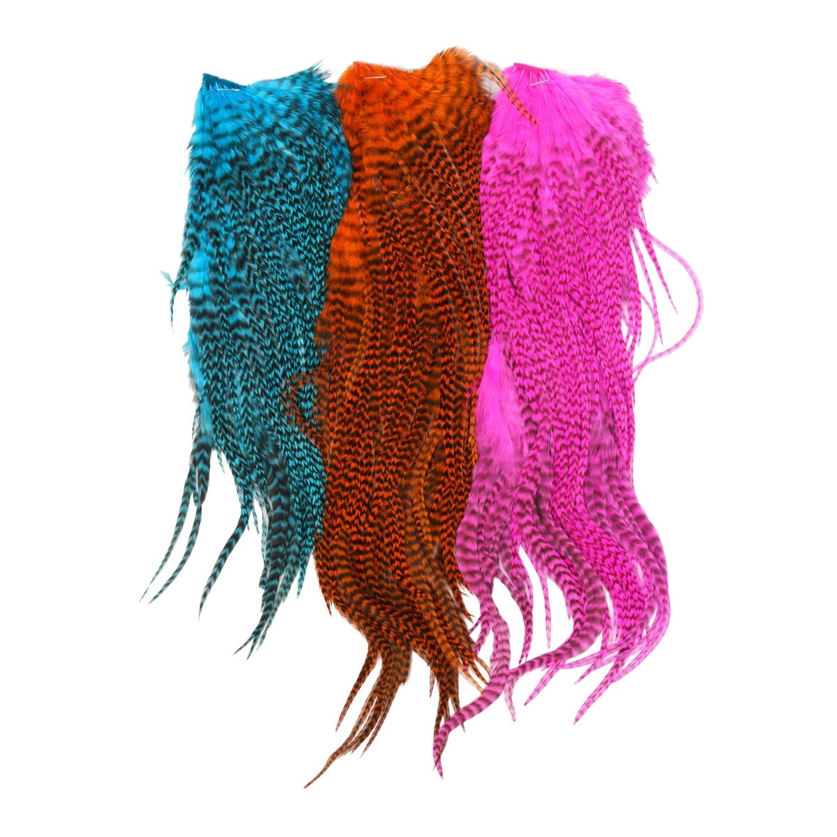 Hareline Dubbin - Keough Grade 2 Grizzly Half Saddle - Feather Craft Fly Fishing
