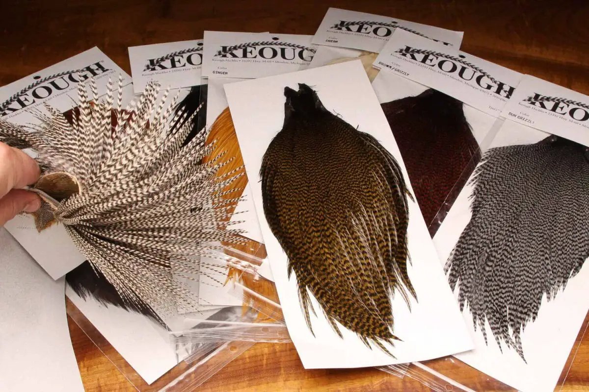 Keough Tyers Grade Dry Fly Capes by Hareline Dubbin